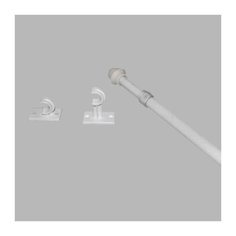 tringle à rideau complètement extensible 12 mm blanc différentes longueurs tringle à rideau complètement extensible 12 mm blanc différentes longueurs