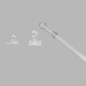 tringle à rideau complètement extensible 12 mm blanc différentes longueurs tringle à rideau complètement extensible 12 mm blanc différentes longueurs