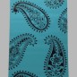 non-woven wallpaper retro petrol paisley blue and black non-woven wallpaper retro petrol paisley blue and black