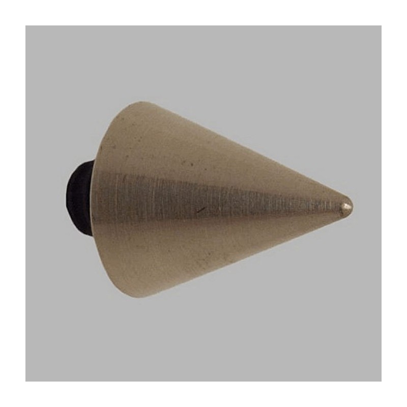 finial spearhead silver curtain rod 12 mm 1 pc