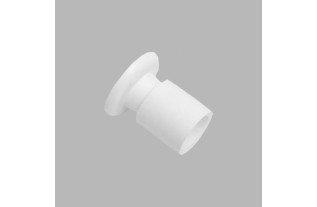support l'intérieur tringle à rideau 13 mm couleur blanc 2 pcs