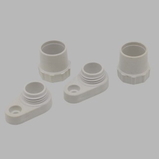 2 steunen voor roede  in de dag 13 mm