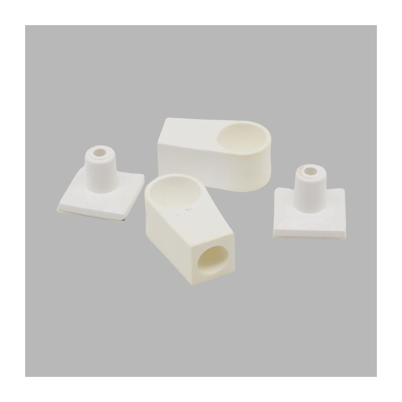 2 supports sur le jour tige autocollante 13 mm