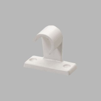 click support for curtain rod 13 mm color white 2 pieces