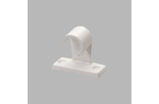 support click tringle à rideau 13 mm couleur blanc 2 pcs