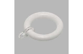 anneaux tringle à rideau 13-19 mm 35 x 40 mm blanc 12 pcs