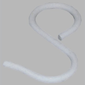 anneaux crochets tringle à rideau 13-19 mm 20 x 30mm blanc 6 pcs