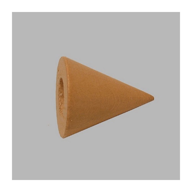 embout Cône bois de hêtre rideau tringle 13 mm 1 pcs