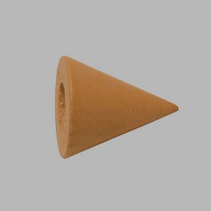 embout Cône bois de hêtre rideau tringle 13 mm 1 pcs