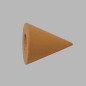 embout Cône bois de hêtre rideau tringle 13 mm 1 pcs