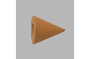 finial Cone beech wood rod 13 mm 1 pcs