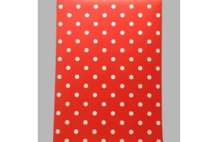 behang stippen rood en wit