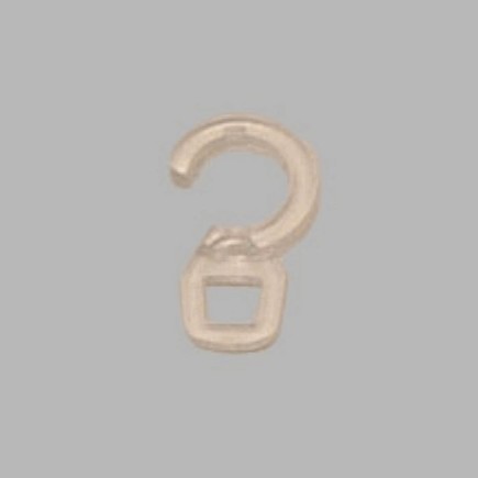 click eye or clips of 6 mm curtain rod ring transparent 10 pieces