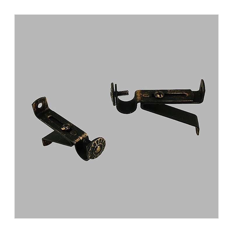 support mural extensible 6-8 cm or antique tringle 14 mm