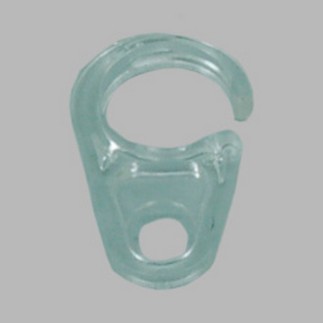 click eye or clips 10 mm curtain rod ring transparent 10 pieces