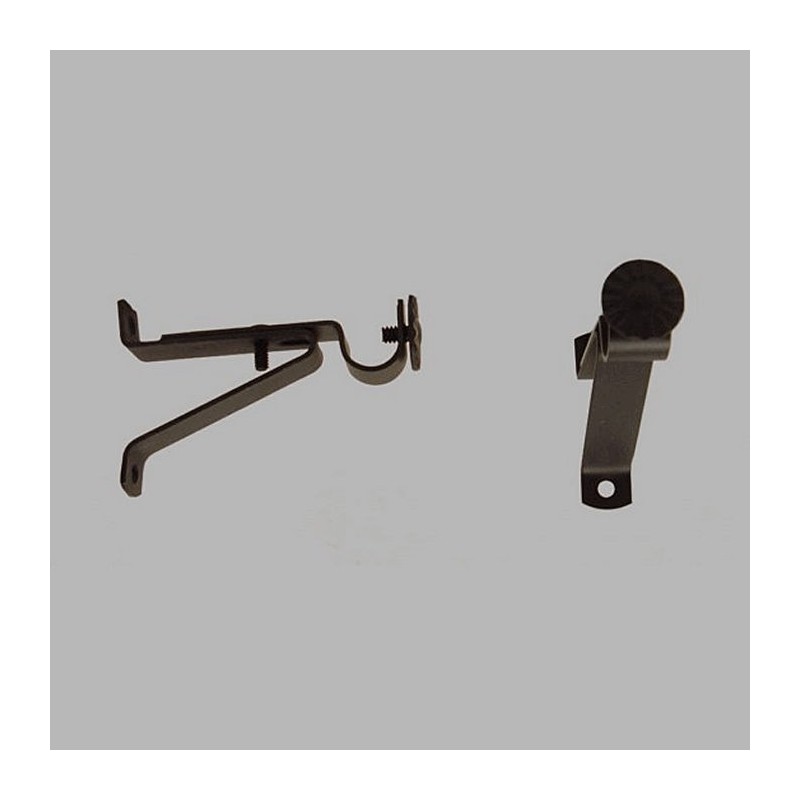 uitschuifb muursteun 6-8 cm zwart 14 mm