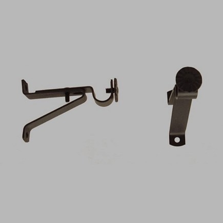 extendable brackets 6-8 cm black 14 mm