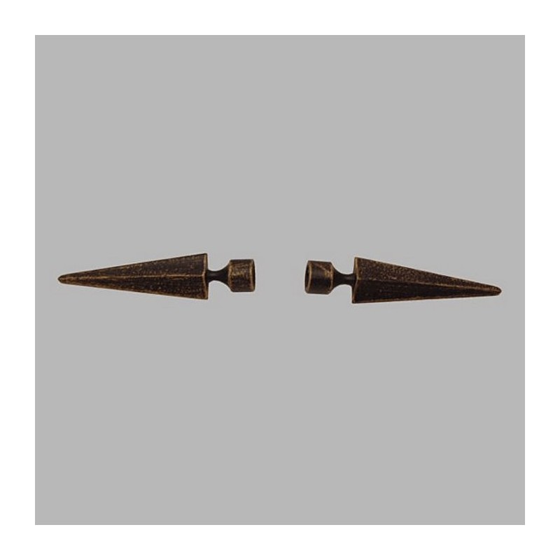 finial Poseidon antique gold curtain rod 14mm L 13 cm