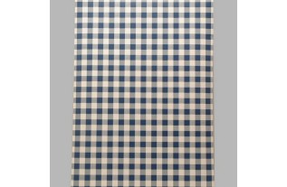 papier peint vichy bleu et blanc