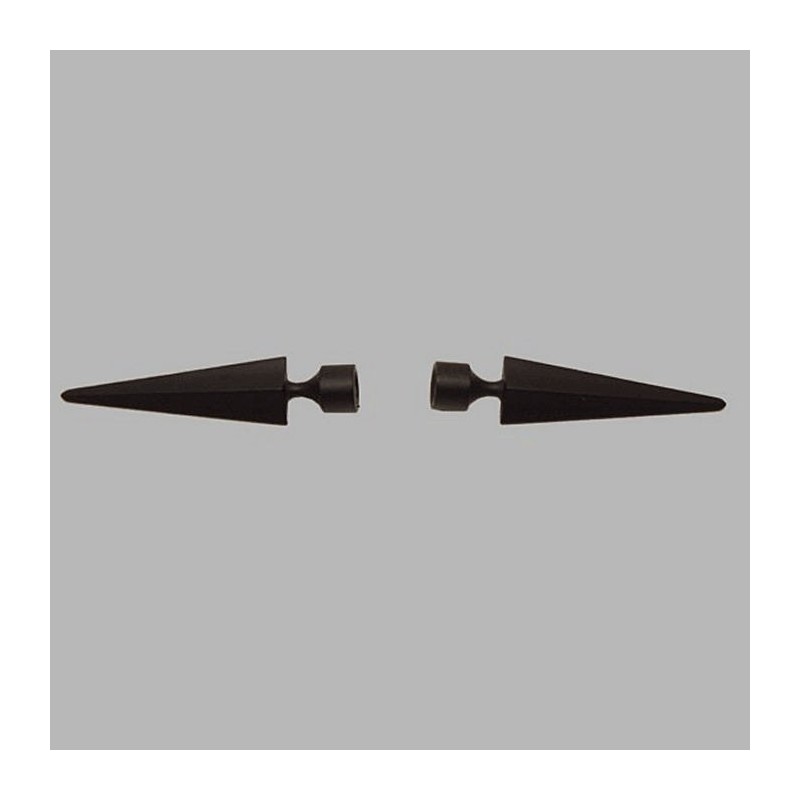 eindknop Poseidon zwart 14 mm