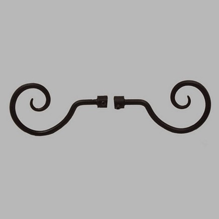 embout fer curl noir 14 mm L 16 cm 2 pcs