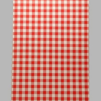 behang ruitje rood en wit