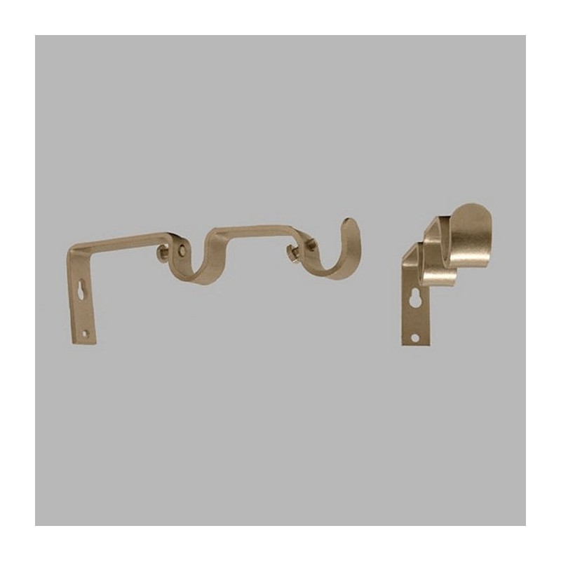 brackets double curtain rod 14 and 16 mm silver 15 cm 2 pcs brackets double curtain rod 14 and 16 mm silver 15 cm 2 pcs