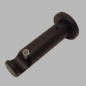 brackets curtain rod 16 mm color black L 8 cm