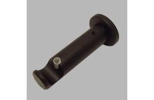brackets curtain rod 16 mm color black L 8 cm