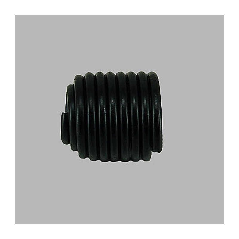 finial coil spring matte curtain rod 16 mm black L 3 cm 2 pcs