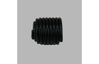 finial coil spring matte curtain rod 16 mm black L 3 cm 2 pcs