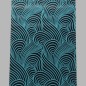 vliesbehang retro petrol waves blauw en zwart vliesbehang retro petrol waves blauw en zwart