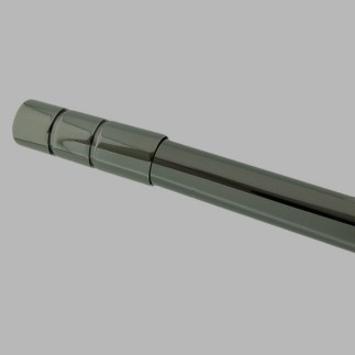 embouts cylindre tringle à rideau 20 mm couleur nickel noir 1 pcs