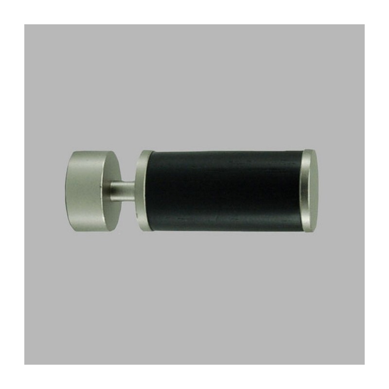 Embout Wenge curtain rod 20 mm color brushed nickel 1 piece