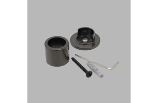 Steun in de dag Antraciet zwart roede 20 mm