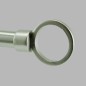 eindknop ring gordijnroede 20 mm kleur geborsteld nikkel 1 stuk