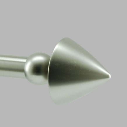 Embout parasol tringle à rideau 20 mm couleur nickel brossé 1 pièce