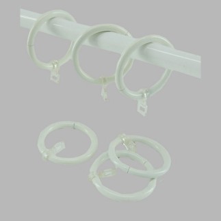 ring curtain rods 20 mm off white size 23 x 45 mm per piece