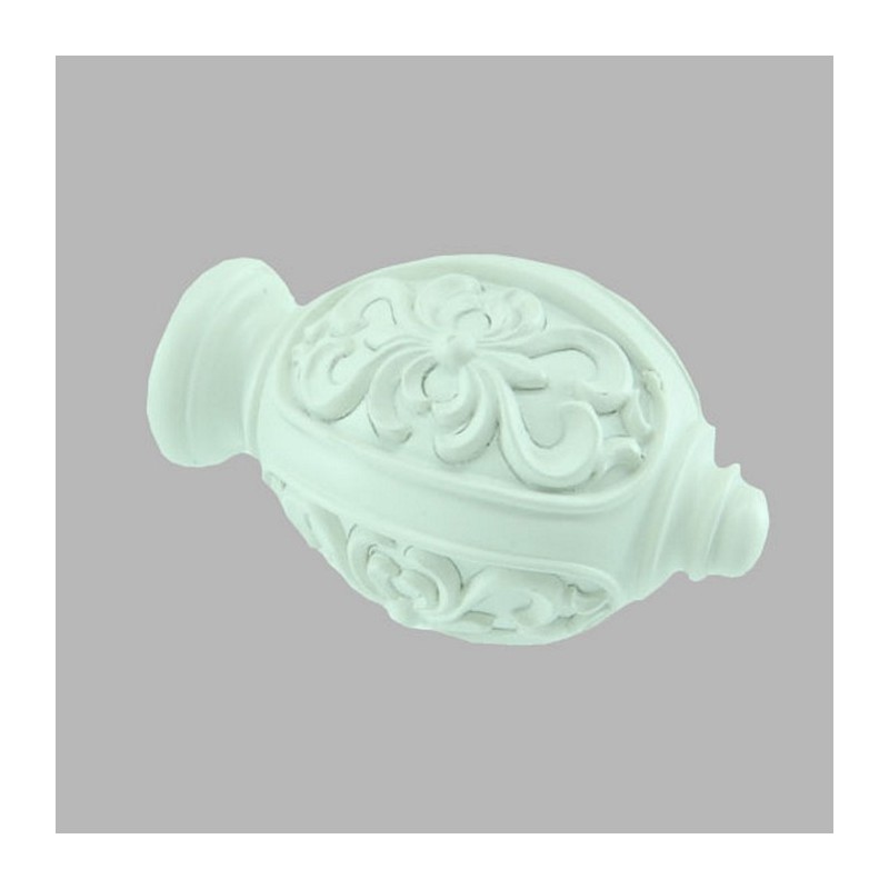 embouts versailles tringle à rideau 20 mm off white par pièce