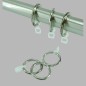 curtain rod 20 mm ring old silver 25-33 mm 6 pcs curtain rod 20 mm ring old silver 25-33 mm 6 pcs