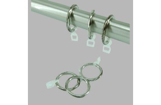 gordijnroede 20 mm ring oud zilver 25-33 mm 6 st