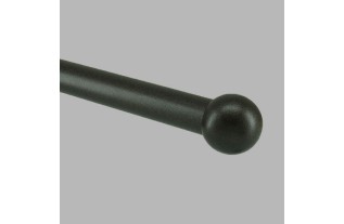 embouts bol tringle à rideau 20 mm couleur anthracite 2 pcs