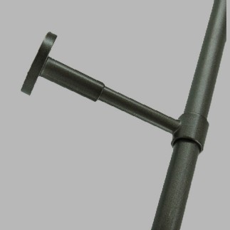 brackets curtain rods 20 mm anthracite length 7-15 cm
