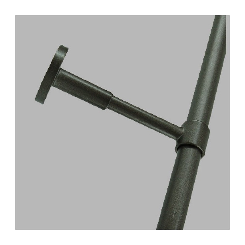 muursteun gordijnroede 20 mm antraciet lengte 7-15 cm muursteun gordijnroede 20 mm antraciet lengte 7-15 cm