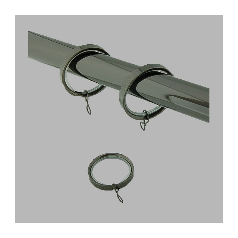 anneaux tringle à rideau 20 mm plat couleur nickel noir 10 pcs anneaux tringle à rideau 20 mm plat couleur nickel noir 10 pcs