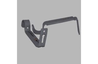 brackets extendable curtain rods 20 mm L 9-14 cm silver 2 pcs