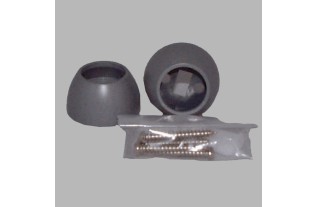 support à l’intérieur tringle à rideau 20 mm couleur gris