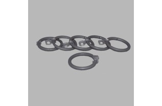 gordijnroede 20 mm ring color grey 35-40 mm 6 pcs