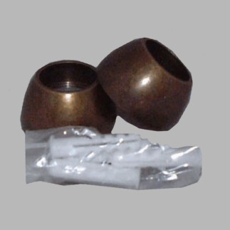 support à l’intérieur tringle à rideau 20 mm antique par 2 pièce