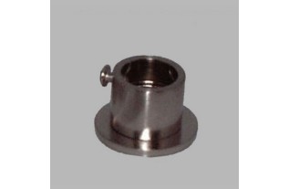 support l’intérieur tringle à rideau 20mm couleur nickel brossé par pièce